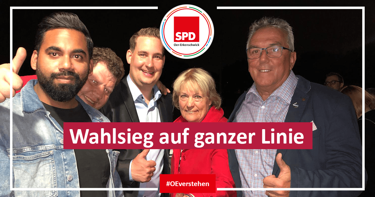Wahlsieg der SPD Oer-Erkenschwick