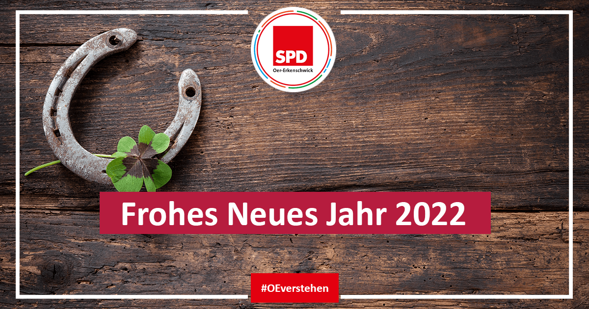 Frohes neues Jahr 2022 wünscht die SPD OE